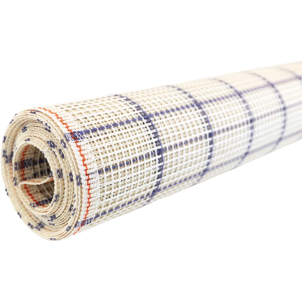 Zweigart® Blue Checked 3.75" Mesh Rug Canvas, 60" x 10yd.